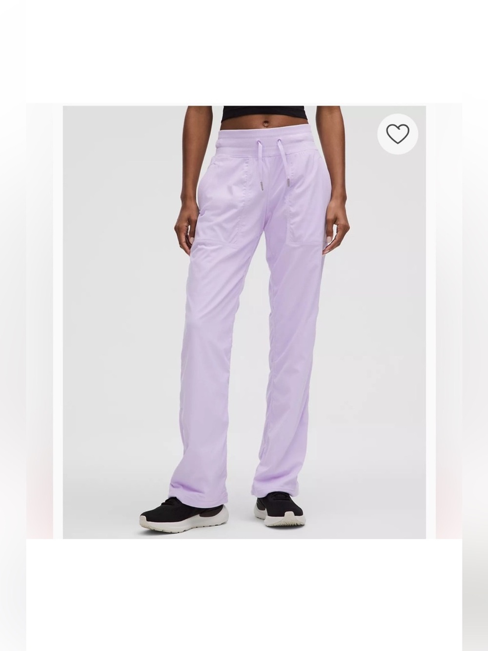 Lululemon Dance Studio Mid-Rise Pant 
Lavender Frost